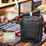 Túi nam đeo chéo mini cỡ nhỏ da bò thật Lano KT185