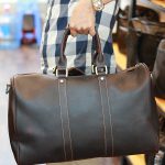 Túi trống du lịch nam da bò nguyên miếng thời trang tiện lợi TT25