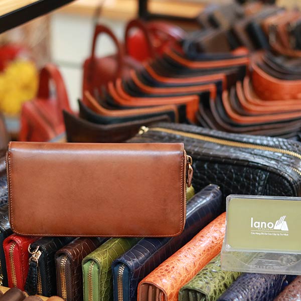 Ví da nam cầm tay thời trang tiện dụng Lano VCTN074