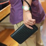 Ví dài cầm tay nam thời trang dạng đan mẫu mới Lano VCTN075