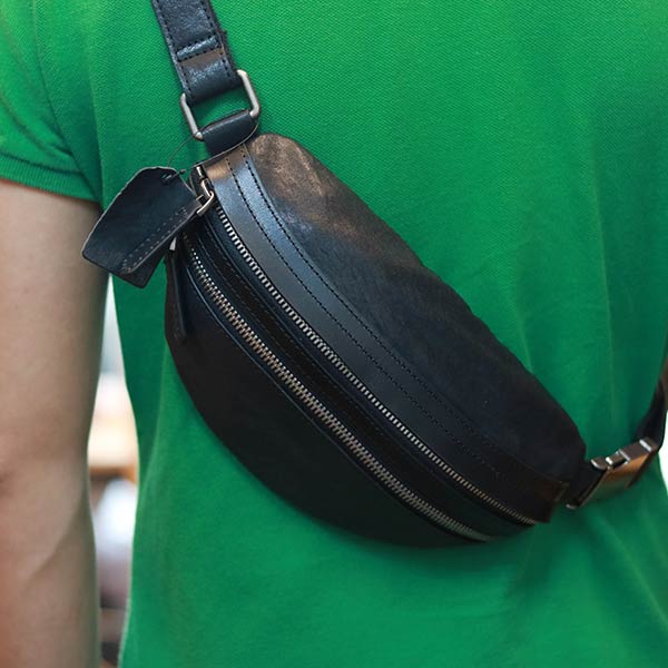 Túi bao tử nam da bò khẩu siêu sang TDB022