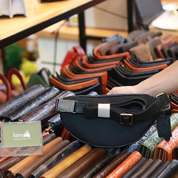 Túi bao tử nam da bò khẩu siêu sang TDB022