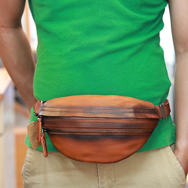 Túi bao tử nam da bò khẩu siêu sang TDB022