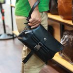 Clutch cầm tay da bò kết hợp đeo chéo nam mẫu mới 2020 CLT45