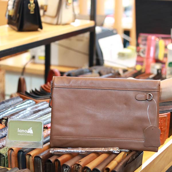 Clutch cầm tay nam da bò đựng ipad 9.7 inch nhỏ gọn tiện lợi CLT46