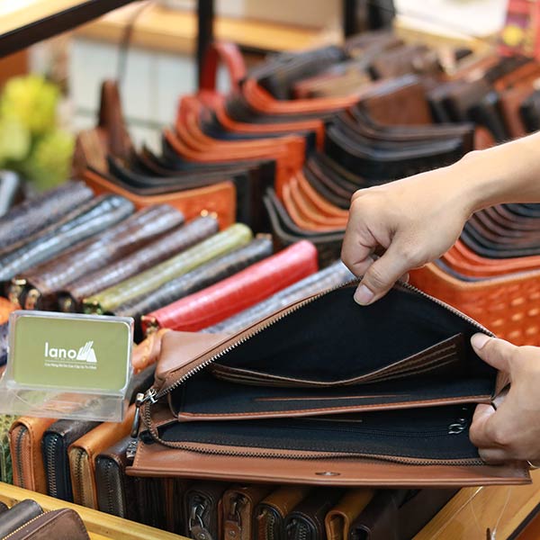 Clutch cầm tay nam da bò đựng ipad 9.7 inch nhỏ gọn tiện lợi CLT46