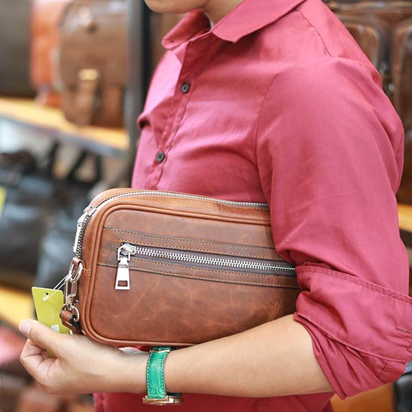 Túi Clutch cầm tay da bò cao cấp độc quyền chỉ có tại Lano CLT48