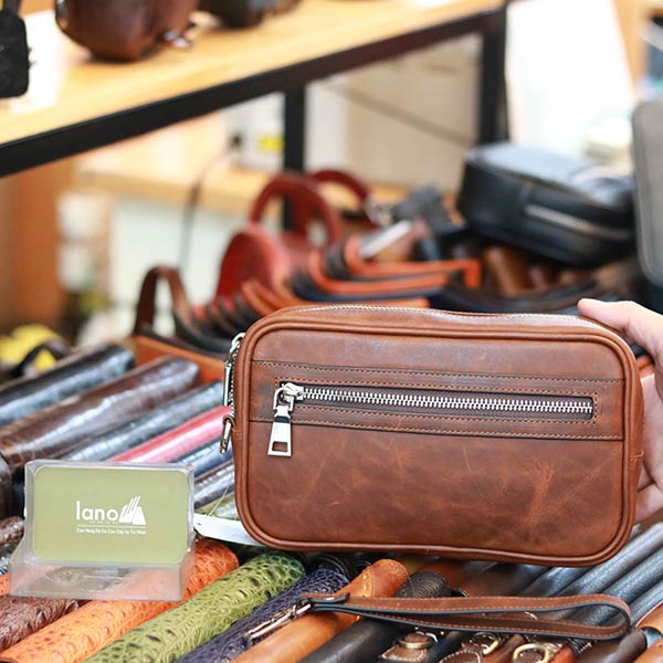 Túi Clutch cầm tay da bò cao cấp độc quyền chỉ có tại Lano CLT48