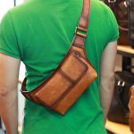 Túi đeo bao tử nam da bò nhỏ gọn tiện lợi tdb021