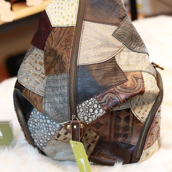 Balo nữ da bò cao cấp mẫu mới 2020 BLNU02