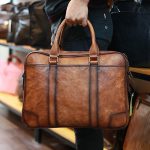 Cặp nam công sở da bò cao cấp đựng laptop 15.6 inch Lano CD112