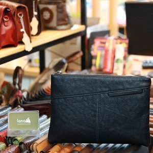 Clutch nam cầm tay da bò nhập khẩu siêu sang Lano CLT53