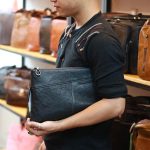 Clutch nam cầm tay da bò nhập khẩu siêu sang Lano CLT53