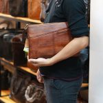 Clutch nam cầm tay da bò nhập khẩu siêu sang Lano CLT53