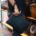 Clutch nam cầm tay da bò nhập khẩu siêu sang Lano CLT53