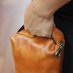 Clutch nam da bò cao cấp dạng hộp mẫu mới 2020 Lano CLT54