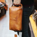 Clutch nam da bò cao cấp dạng hộp mẫu mới 2020 Lano CLT54