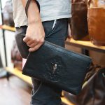 Clutch nam túi cầm tay da bò nam tính mạnh mẽ CLT51