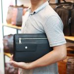 Clutch túi cầm tay da bò cao cấp thời trang sang trọng Lano CLT50