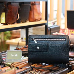 Clutch túi cầm tay da bò cao cấp thời trang sang trọng Lano CLT50