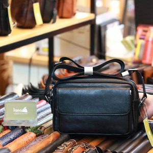 Túi da đeo chéo nam thời trang tiện lợi Lano KT187
