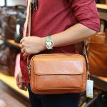 Túi da đeo chéo nam thời trang tiện lợi Lano KT187