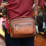 Túi đeo chéo nam có tay xách da bò cao cấp lano KT188