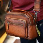 Túi đeo chéo nam có tay xách da bò cao cấp lano KT188