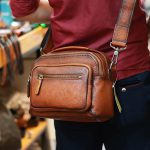 Túi đeo chéo nam có tay xách da bò cao cấp lano KT188