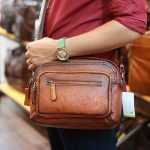 Túi đeo chéo nam có tay xách da bò cao cấp lano KT188