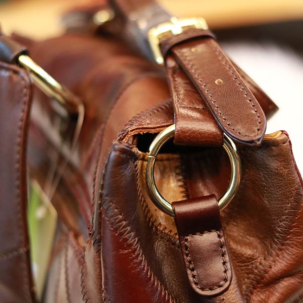 Balo nữ da thật gọn gàng tiện lợi Lano BLNU06