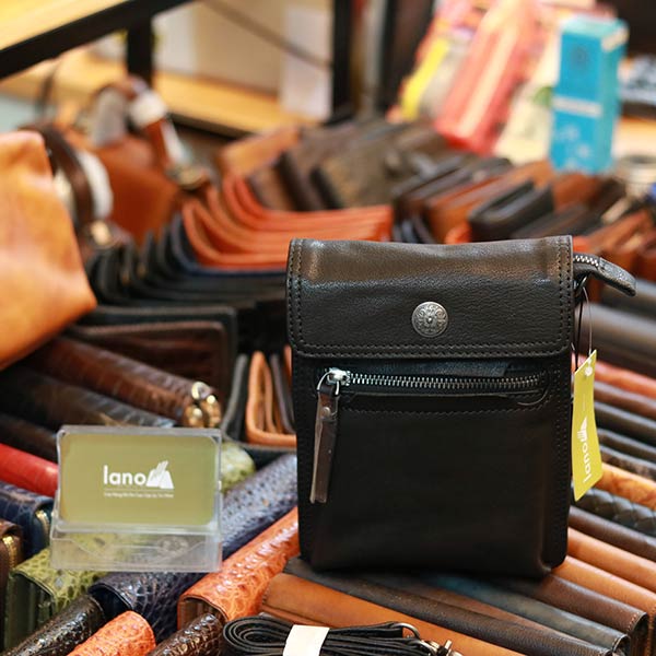 Túi đeo thắt lưng kết hợp đeo chéo da thật cao cấp Lano KT194