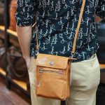 Túi đeo thắt lưng kết hợp đeo chéo da thật cao cấp Lano KT194