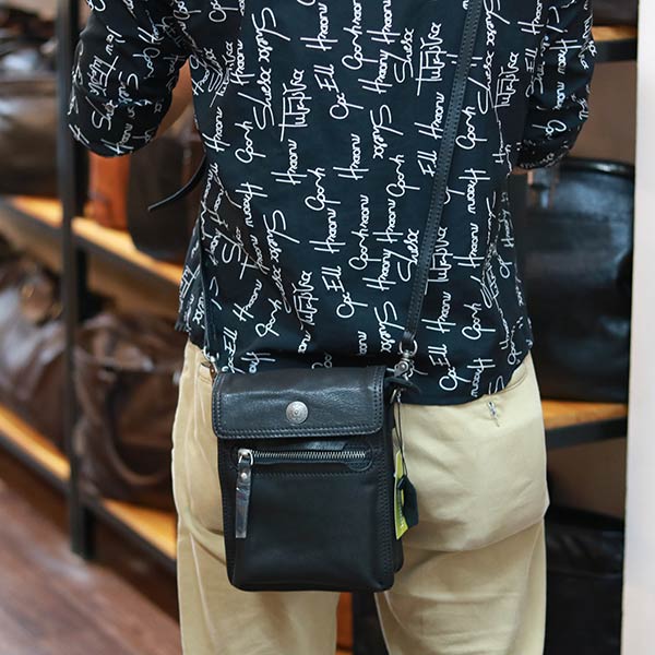 Túi đeo thắt lưng kết hợp đeo chéo da thật cao cấp Lano KT194