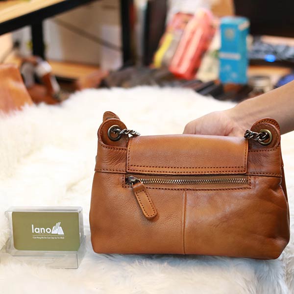 Túi nữ da thật cao cấp kiểu dáng mới Lano TXN050