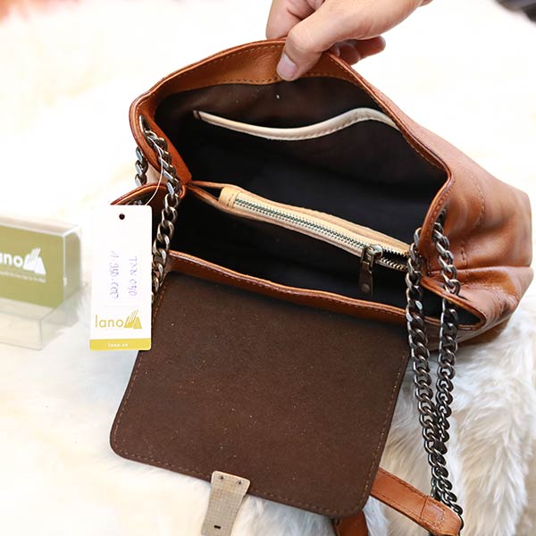 Túi nữ da thật cao cấp kiểu dáng mới Lano TXN050