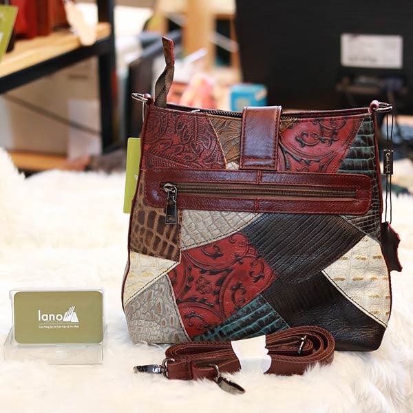 Túi nữ đeo chéo da thật cao cấp Lano TXN044