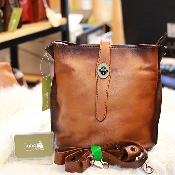 Túi tote da thật tinh xảo cho nàng vẻ đẹp cuốn hút Lano TXN049